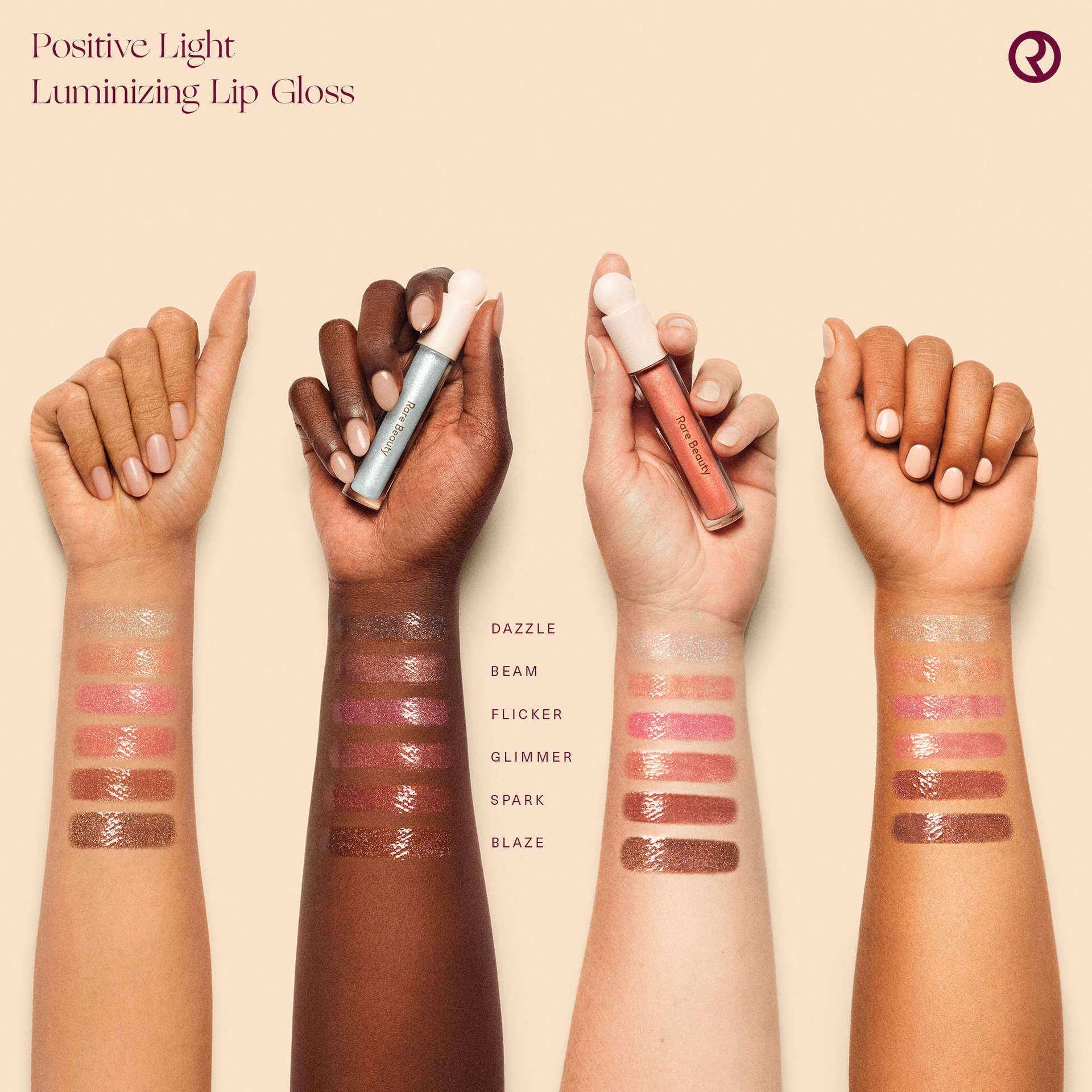 Rare Beauty Positive Light Lip Gloss with Shimmer