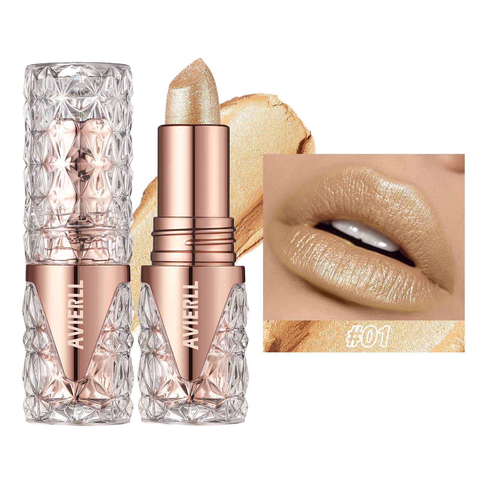 Pearlescent Shimmer Lipstick