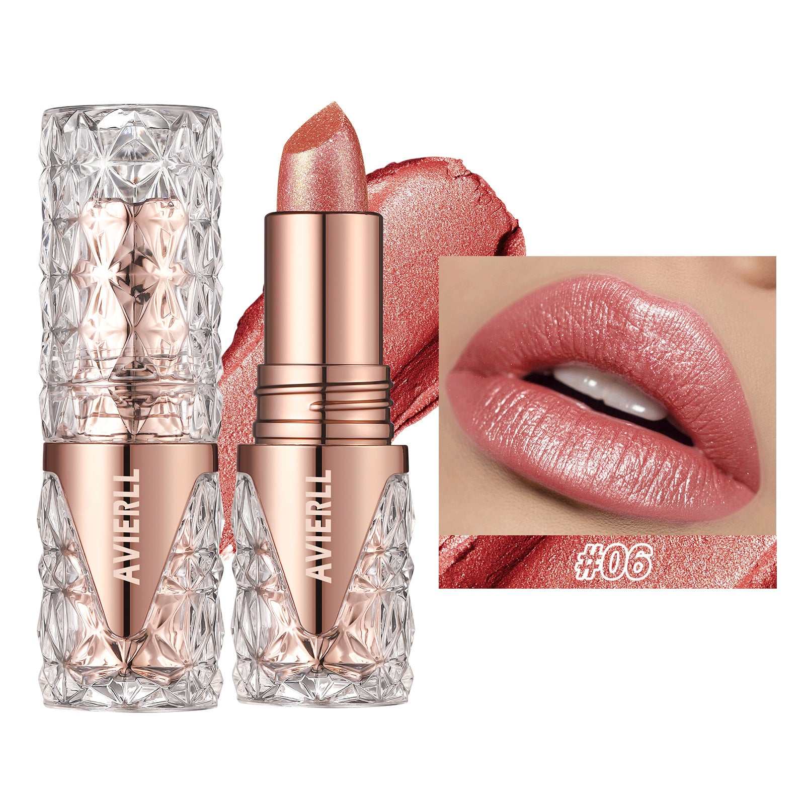 Pearlescent Shimmer Lipstick