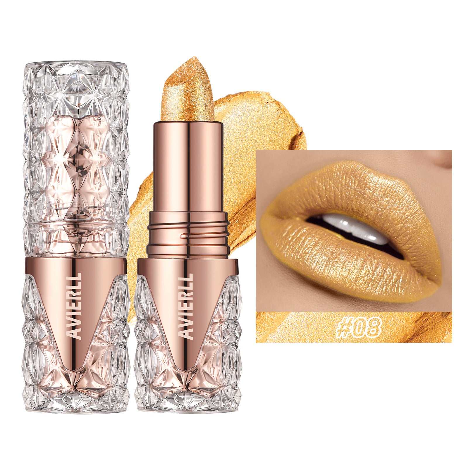 Pearlescent Shimmer Lipstick