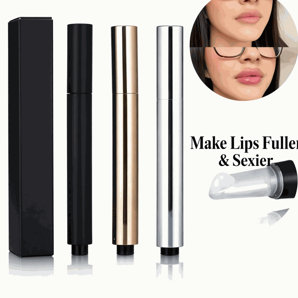 Plumping Lip Glaze moisturizing lip gloss with high shine and hydrating formula in sleek tube packaging