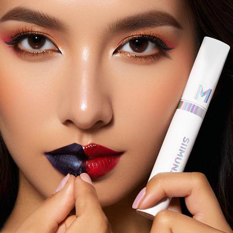 Peel-off lip gloss tube with long-lasting, moisturizing, waterproof color