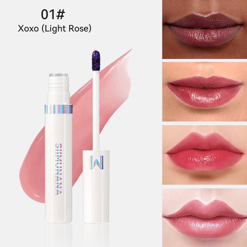 Peel-off lip gloss with long-lasting color retention and intensive moisturization