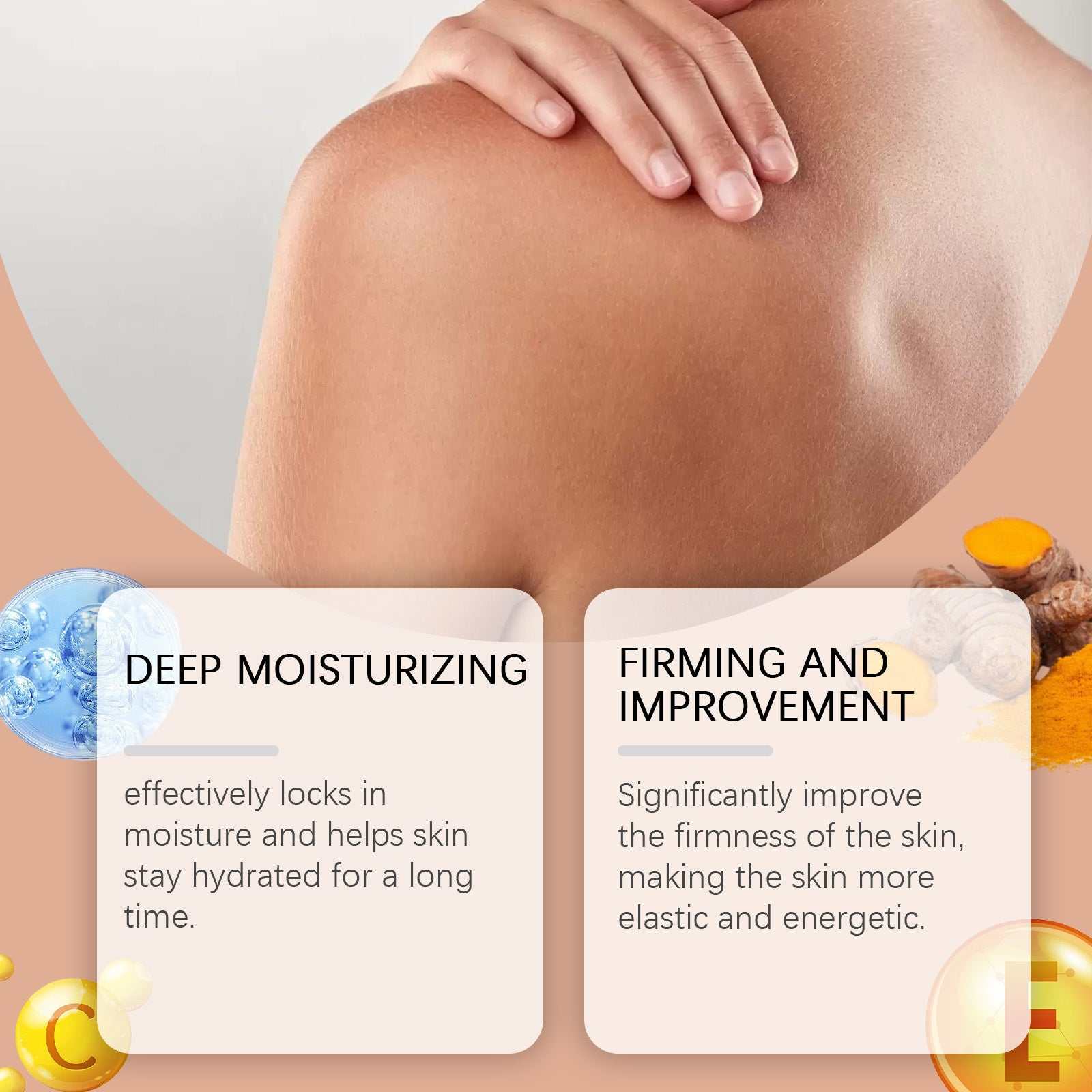 Turmeric Vitamin C Firming Skin Brightening Cream Skin Body Beauty Cream